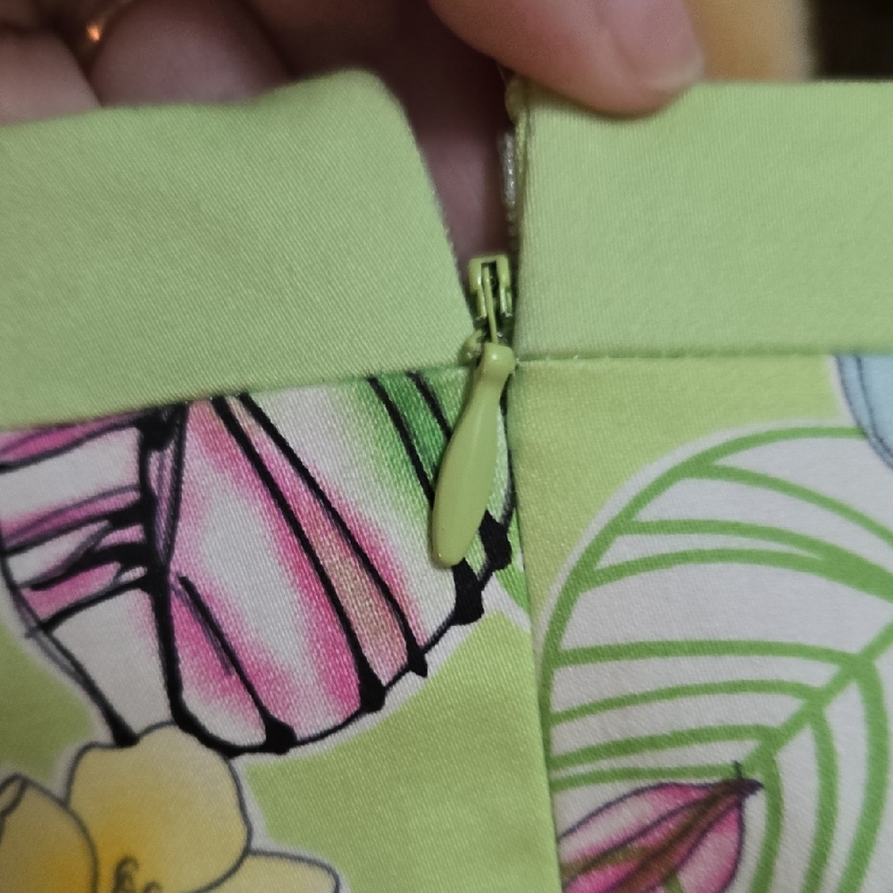 Bob Mackie Studio Lime Green Dress - Picture 7 of 11
